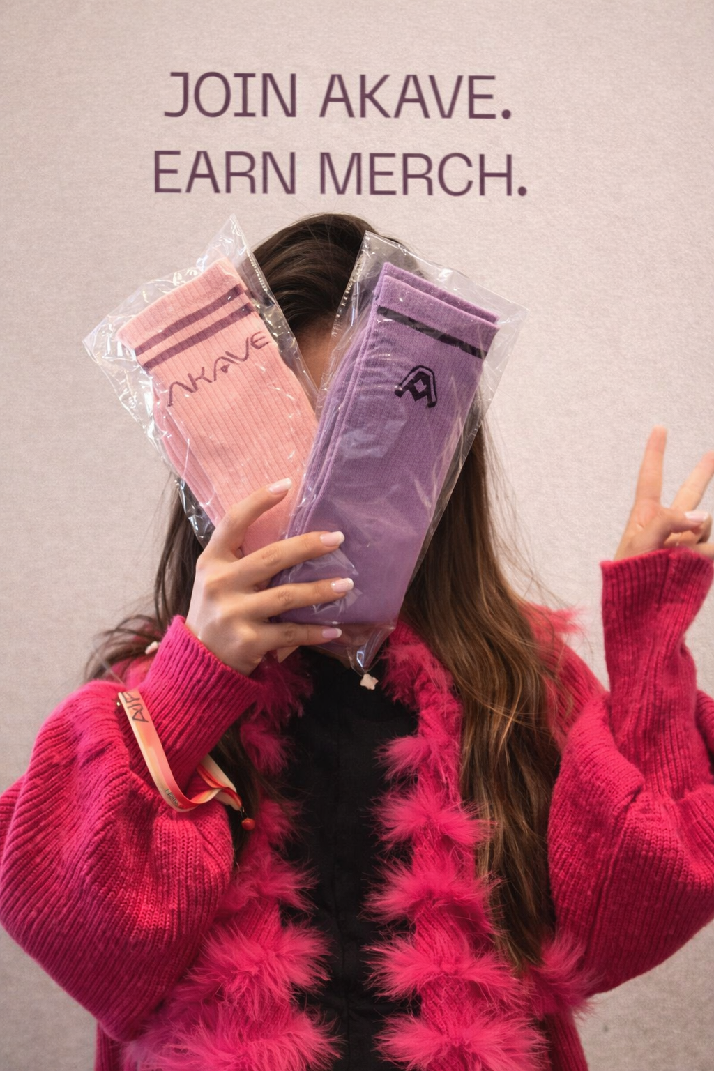 AKAVE branded socks